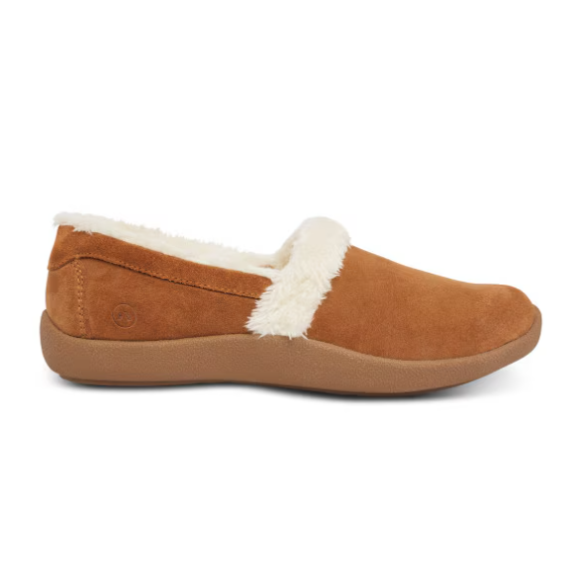 Quick Ship Anodyne No. 21 Women's Slipper Smooth Toe-Camel