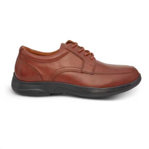 Quick Ship Anodyne No. 12 Men's Casual Oxford-Burnished Brown