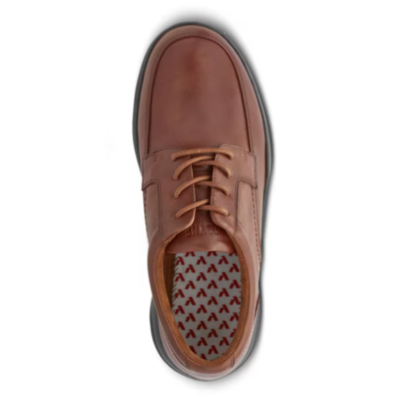 Quick Ship Anodyne No. 12 Men's Casual Oxford-Burnished Brown