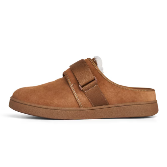 Quick Ship Anodyne No. 92 Men's Slipper Open Back-Camel