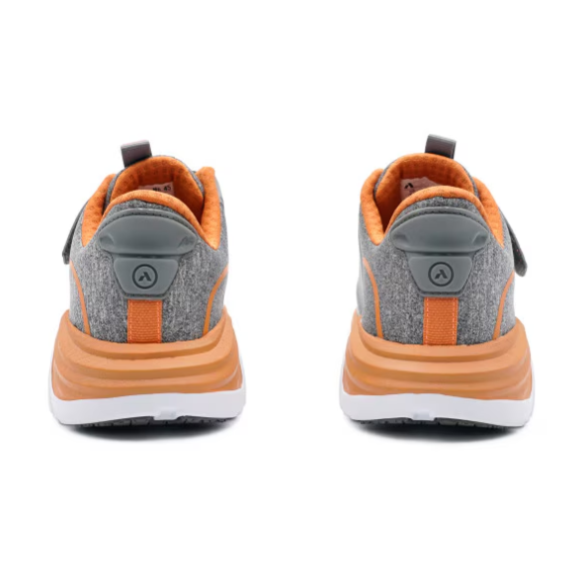 Quick Ship Anodyne No. 45 Women's Sport Jogger w/ Heel Assist-Grey Orange