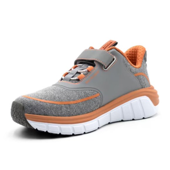 Quick Ship Anodyne No. 45 Women's Sport Jogger w/ Heel Assist-Grey Orange