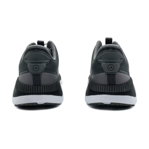 Quick Ship Anodyne No. 22 Men's Sport Runner w/ Heel Assist-Grey Black