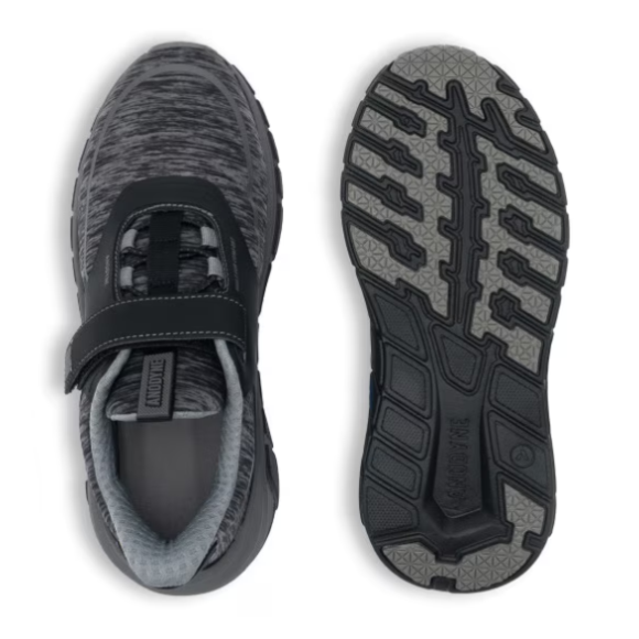 Quick Ship Anodyne No. 45 Women's Sport Jogger w/ Heel Assist-Black Grey