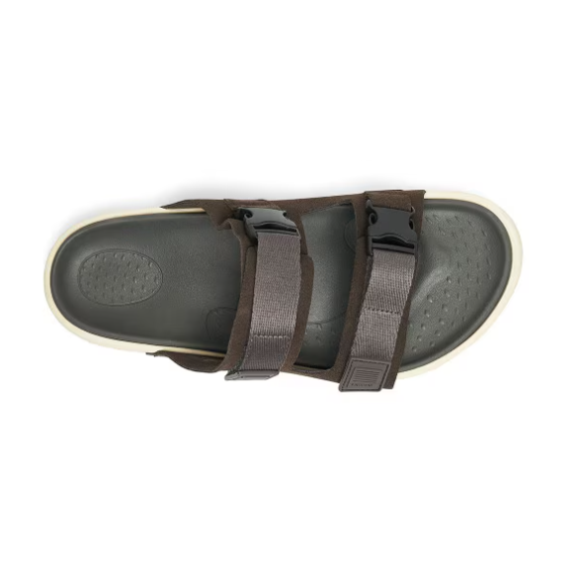 Quick Ship Anodyne No. 70 Men's Two Strap Sandal-Espresso