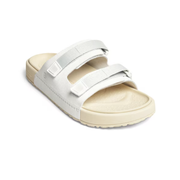 Quick Ship Anodyne No. 73 Women's Two Strap Sandal-White