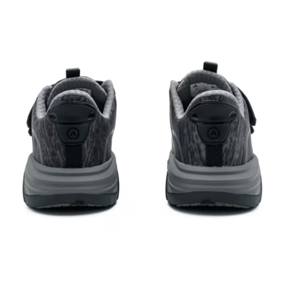 Quick Ship Anodyne No. 77 Women's Sport Double Depth w/ Heel Assist-Black Grey