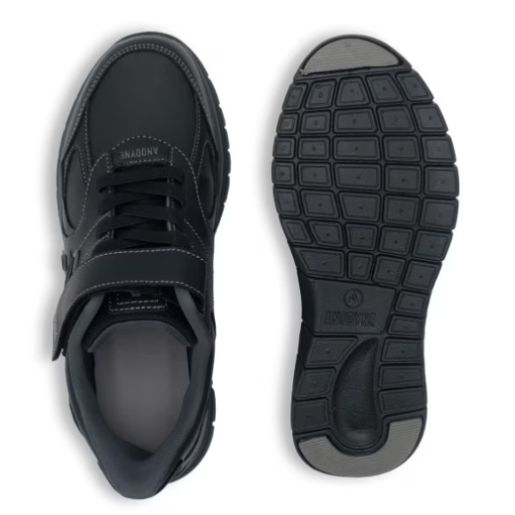 Quick Ship Anodyne No. 31 Women's Sport Walker w/ Heel Assist-Black