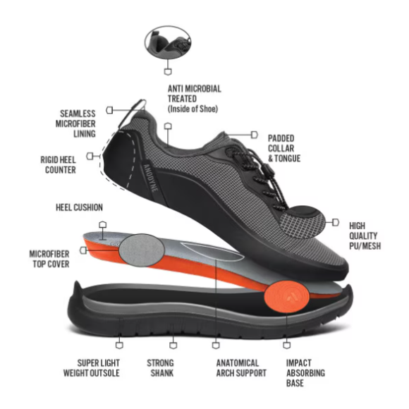 Quick Ship Anodyne No. 16 Men's Sport Sprinter-Black