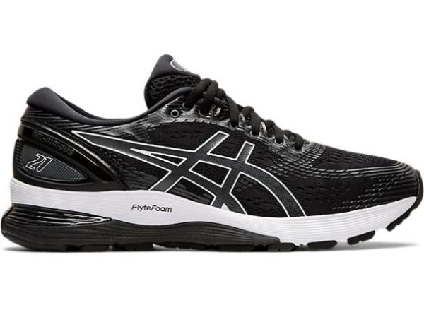 ASICS SHOES | GEL-NIMBUS 21 - Black/Dark Grey