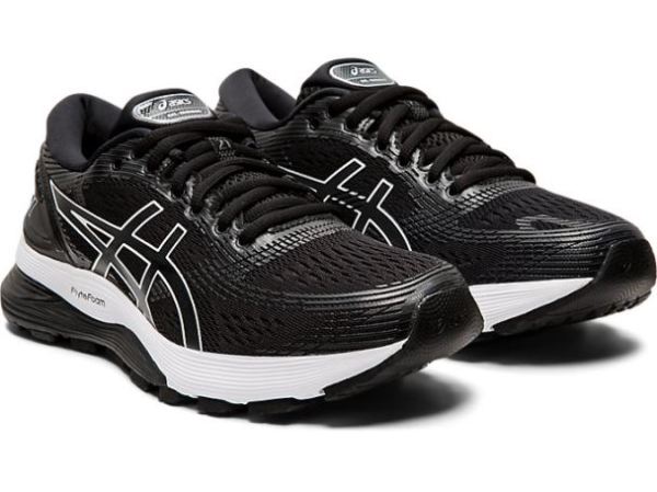 ASICS SHOES | GEL-NIMBUS 21 - Black/Dark Grey