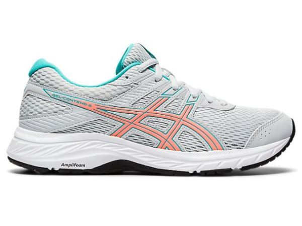 ASICS SHOES | GEL-CONTEND 6 (D) - Polar Shade/Sun Coral