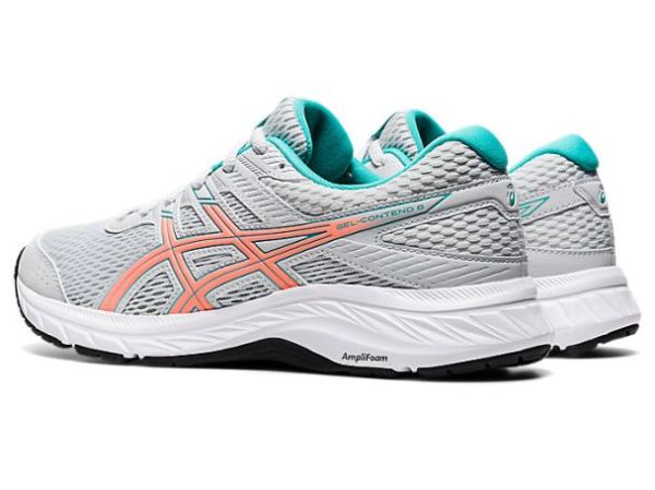 ASICS SHOES | GEL-CONTEND 6 (D) - Polar Shade/Sun Coral