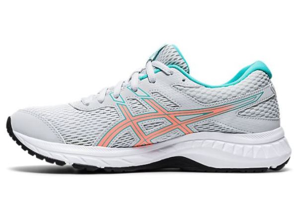 ASICS SHOES | GEL-CONTEND 6 (D) - Polar Shade/Sun Coral