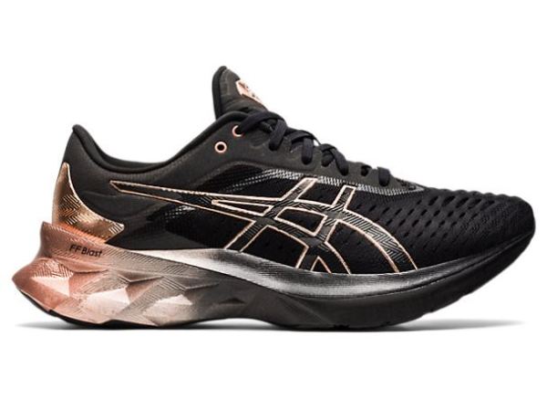 ASICS SHOES | NOVABLAST PLATINUM - Black/Rose Gold