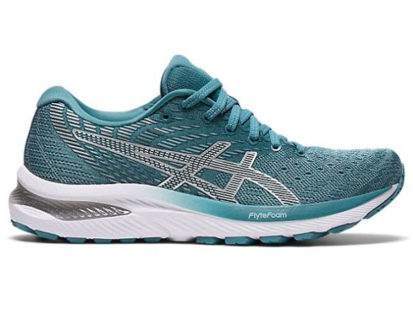 ASICS SHOES | GEL-CUMULUS 22 - Smoke Blue/White