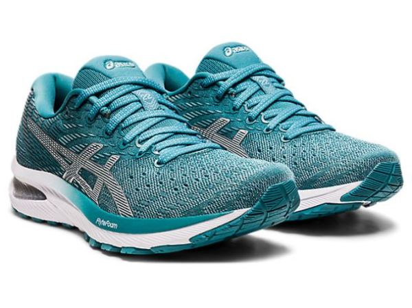 ASICS SHOES | GEL-CUMULUS 22 - Smoke Blue/White