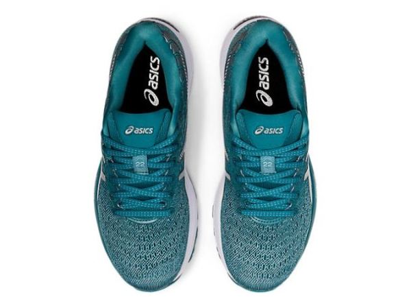 ASICS SHOES | GEL-CUMULUS 22 - Smoke Blue/White