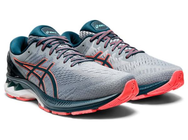 ASICS SHOES | GEL-KAYANO 27 - Sheet Rock/Magnetic Blue