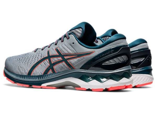 ASICS SHOES | GEL-KAYANO 27 - Sheet Rock/Magnetic Blue