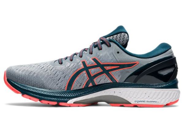 ASICS SHOES | GEL-KAYANO 27 - Sheet Rock/Magnetic Blue