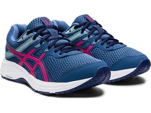 ASICS SHOES | GEL-CONTEND 6 - Grand Shark/Pink Glo