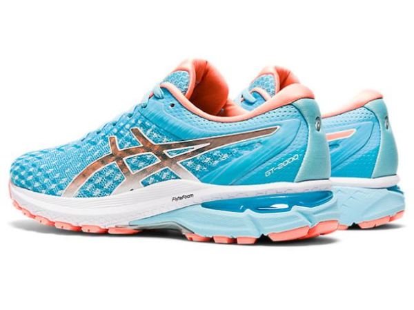 ASICS SHOES | GT-2000 8 Knit - Ocean Decay/Sun Coral