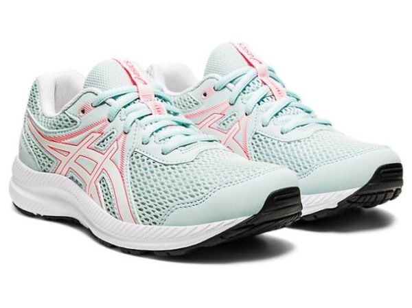 ASICS SHOES | CONTEND 7 GS - Aqua Angel/White