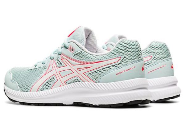 ASICS SHOES | CONTEND 7 GS - Aqua Angel/White