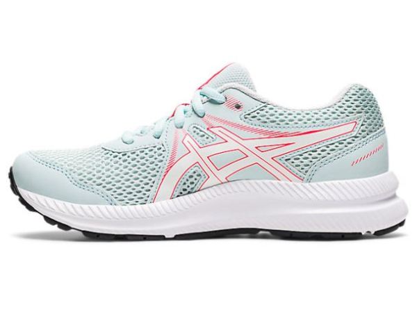 ASICS SHOES | CONTEND 7 GS - Aqua Angel/White