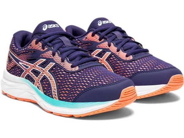 ASICS SHOES | GEL-EXCITE 6 GS - Purple Matte/Sun Coral