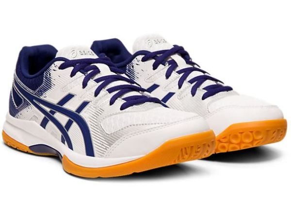 ASICS SHOES | GEL-ROCKET 9 - White/Dive Blue