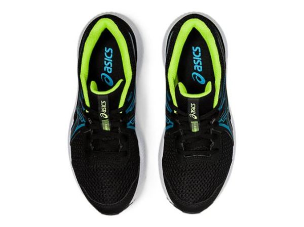 ASICS SHOES | CONTEND 7 GS - Black/Digital Aqua