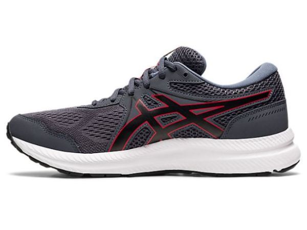 ASICS SHOES | GEL-CONTEND 7 (4E) - Carrier Grey/Classic Red