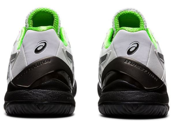 ASICS SHOES | GEL-Resolution 8 - White/Green Gecko