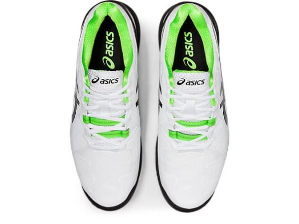 ASICS SHOES | GEL-Resolution 8 - White/Green Gecko