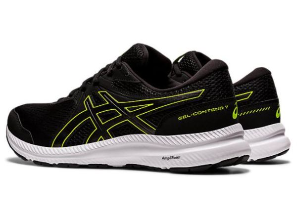 ASICS SHOES | GEL-CONTEND 7 (4E) - Black/Hazard Green