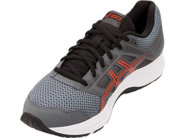 ASICS SHOES | GEL-Contend 5 - Steel Grey/Red Snapper