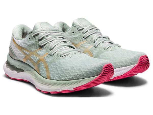 ASICS SHOES | GEL-NIMBUS 23 - Lichen Rock/Champagne