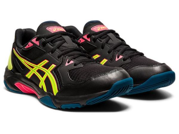 ASICS SHOES | GEL-ROCKET 10 - Black/Safety Yellow