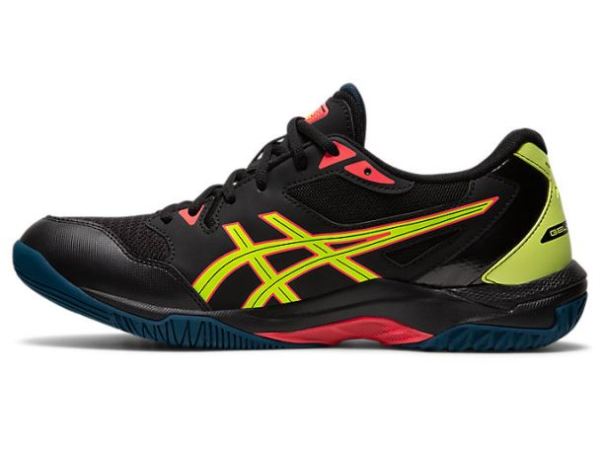 ASICS SHOES | GEL-ROCKET 10 - Black/Safety Yellow