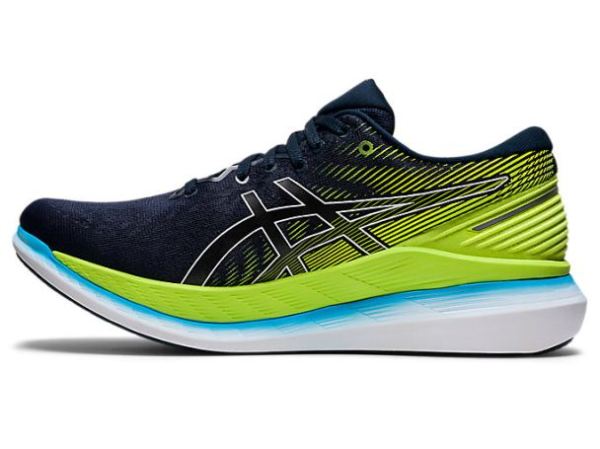 ASICS SHOES | GLIDERIDE 2 - French Blue/Hazard Green