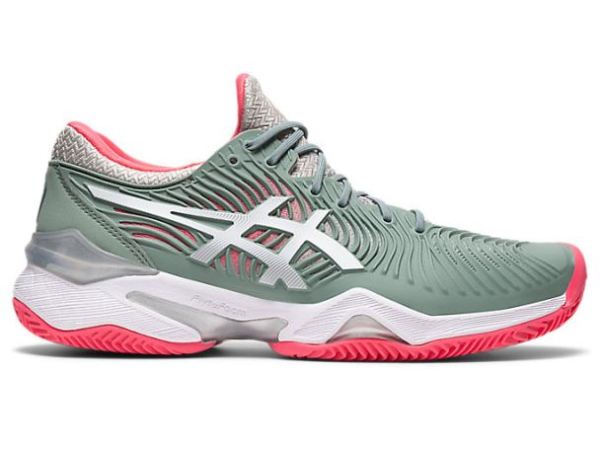 ASICS SHOES | COURT FF 2 CLAY - Slate Grey/White