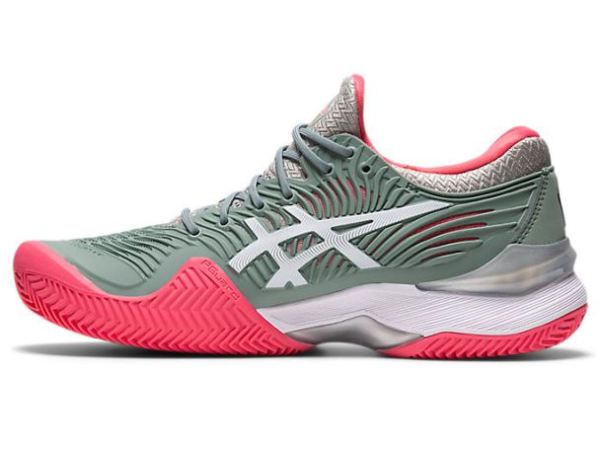 ASICS SHOES | COURT FF 2 CLAY - Slate Grey/White