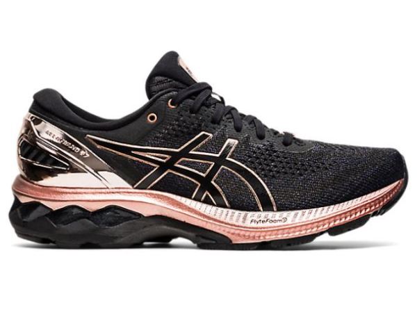 ASICS SHOES | GEL-KAYANO 27 - Black/Rose Gold