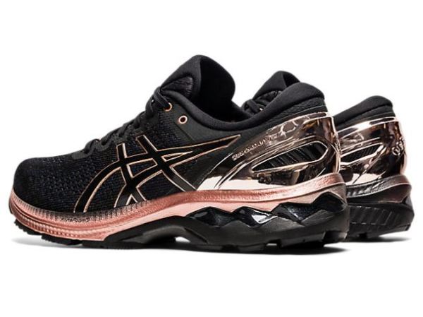 ASICS SHOES | GEL-KAYANO 27 - Black/Rose Gold