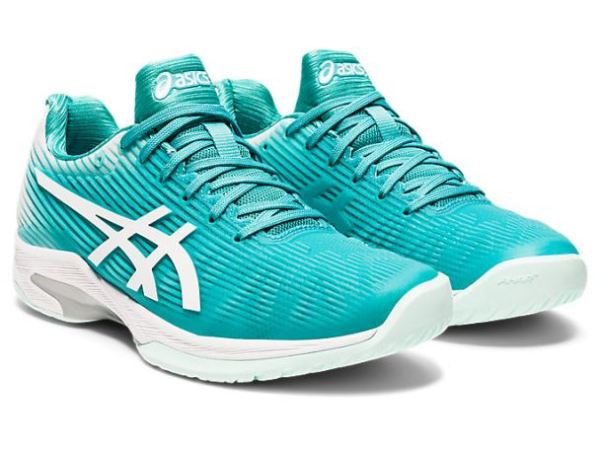 ASICS SHOES | SOLUTION SPEED FF - Techno Cyan/White