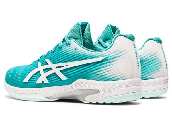 ASICS SHOES | SOLUTION SPEED FF - Techno Cyan/White
