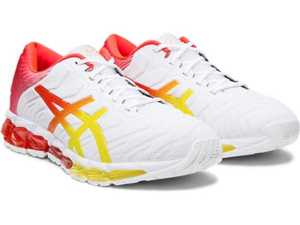 ASICS SHOES | GEL-QUANTUM 360 5 - White/Sour Yuzu