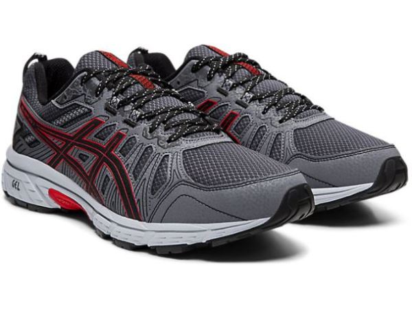 ASICS SHOES | GEL-VENTURE 7 - Black/Classic Red